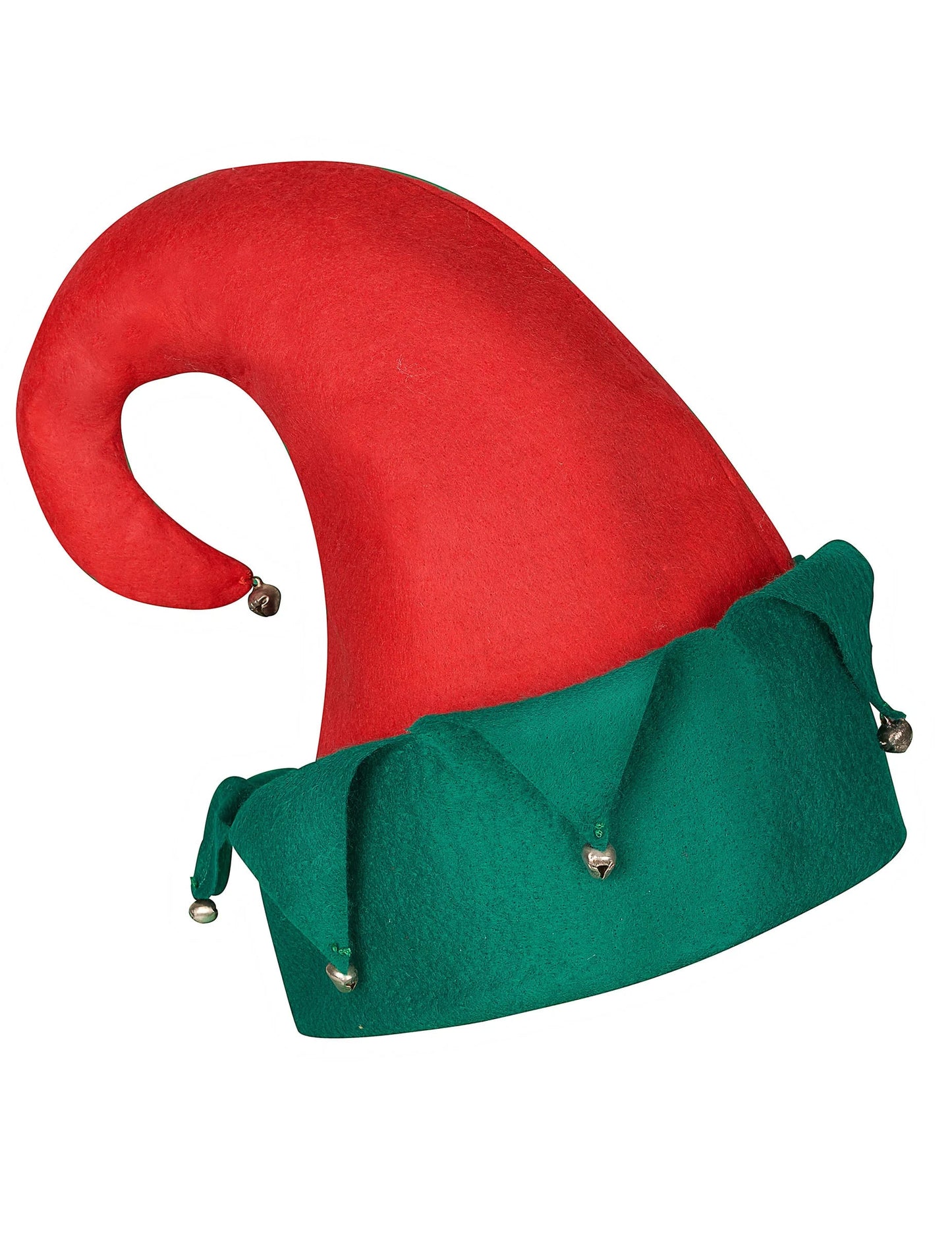 Gorro duende cascabeles Navidad adulto