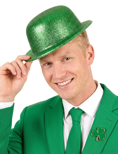 Sombrero melón verde brillante San Patricio