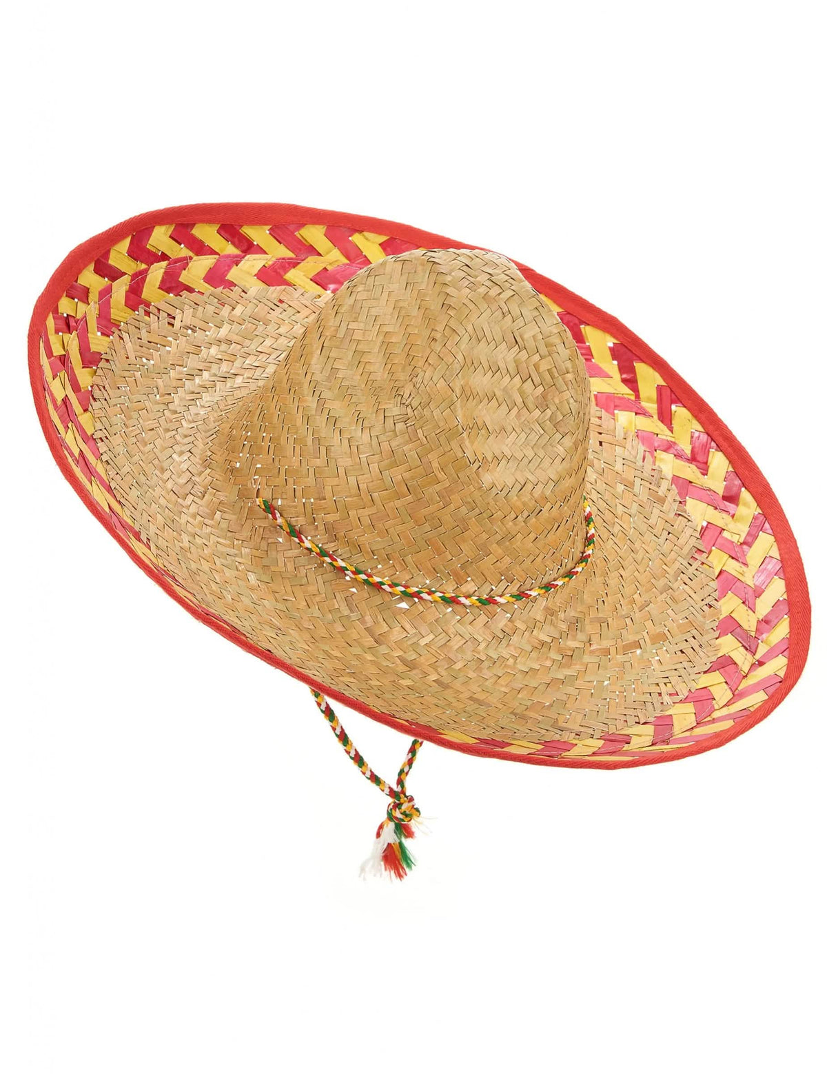 Vista superior del sombrero mexicano para adulto