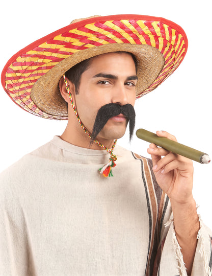 Sombrero mexicano adulto paja