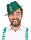 Sombrero brillante verde adulto