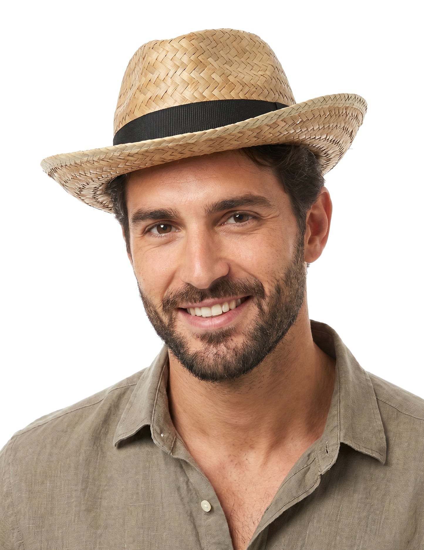 Sombrero Panama de paja adulto