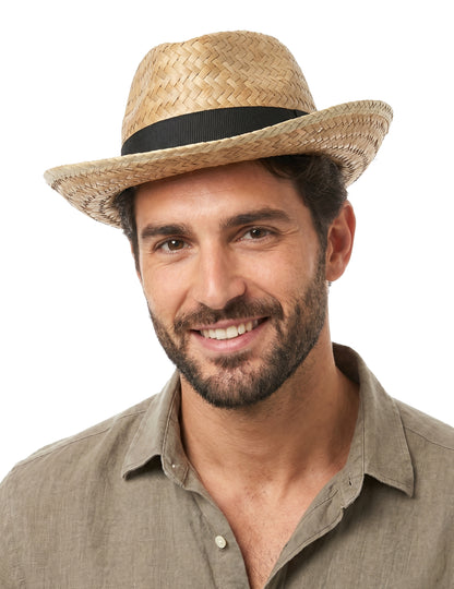 Sombrero Panama de paja adulto