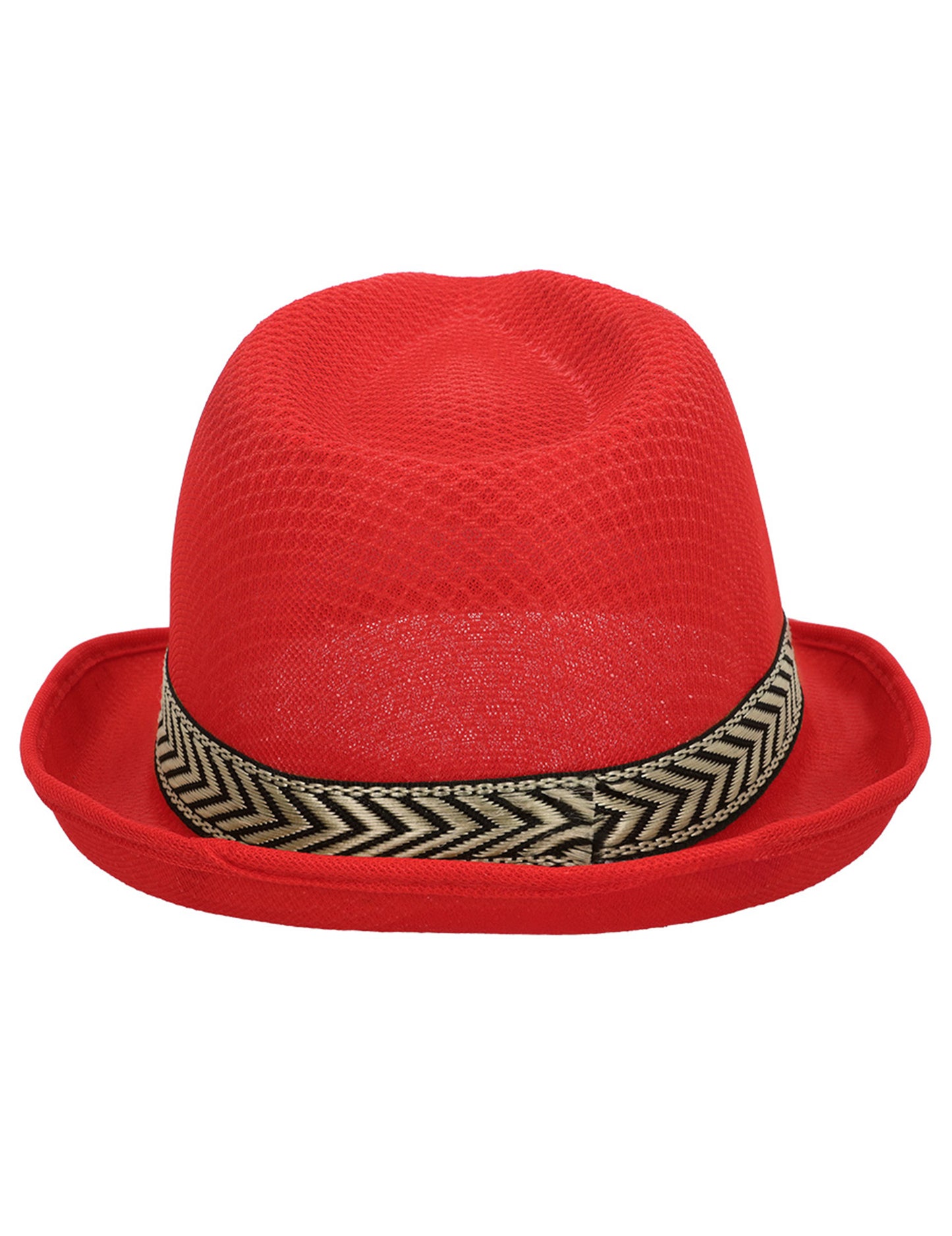 Sombrero borsalino disco rojo adulto