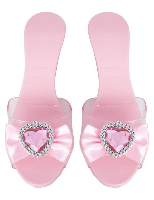 Vue de dessus des chaussures de princesse pour enfant