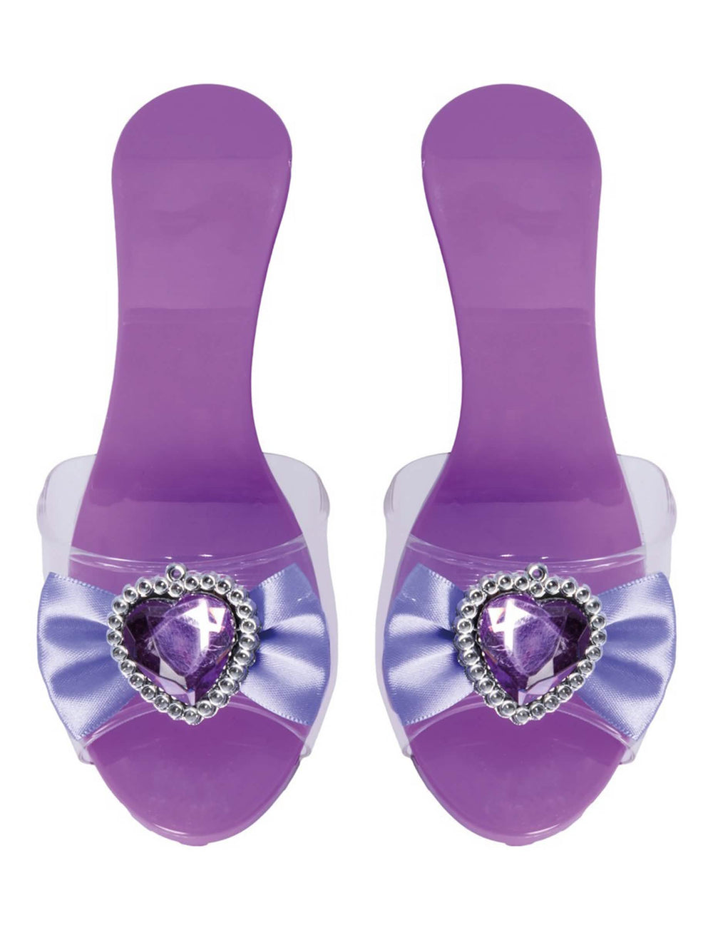 Vue de dessus des chaussures de princesse pour enfant