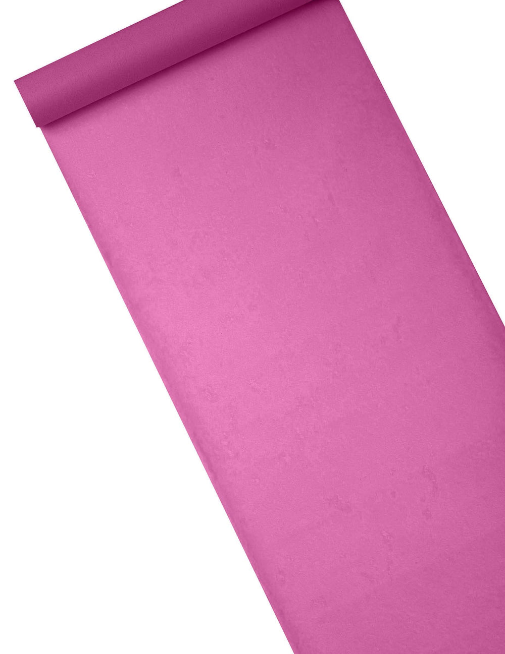 Camino de mesa no tejido para decoración de mesa rosa fucsia