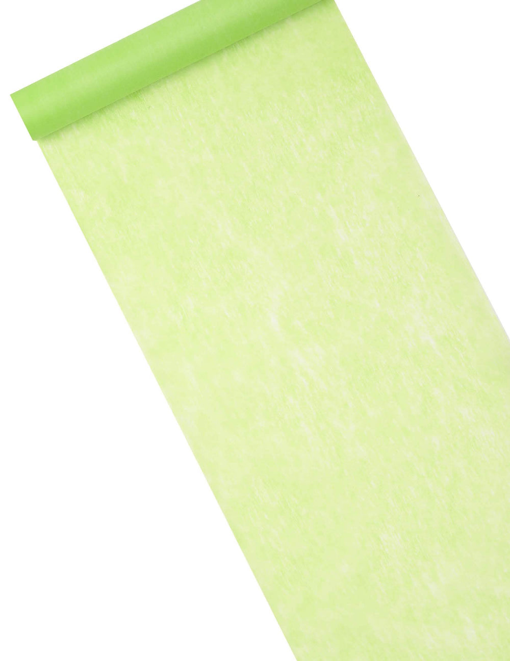 Camino de mesa no tejido para decoración de fiesta verde cortable