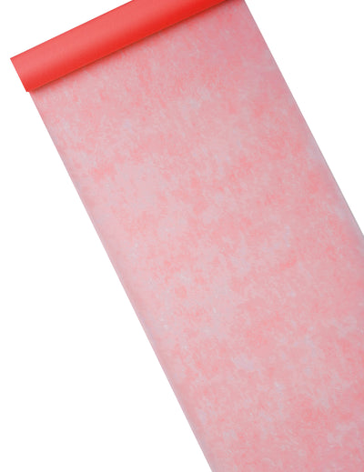 Chemin de table intissé pour fête rouge