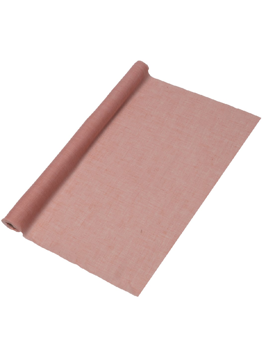 Camino de mesa de muselina rosa 48 cm x 5 m para boda y bautizo