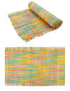Chemin de table natte pour fête mexicaine multicolore