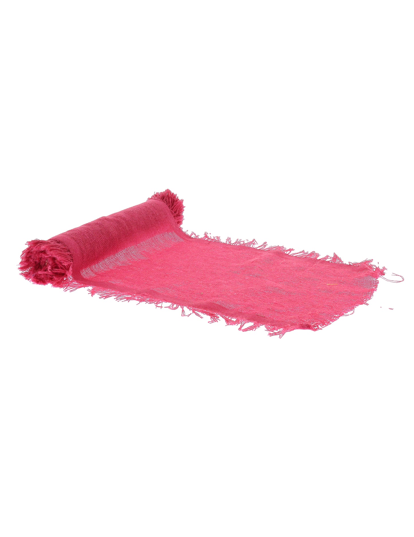 Camino de mesa de lona rosa 30 cm x 3 m