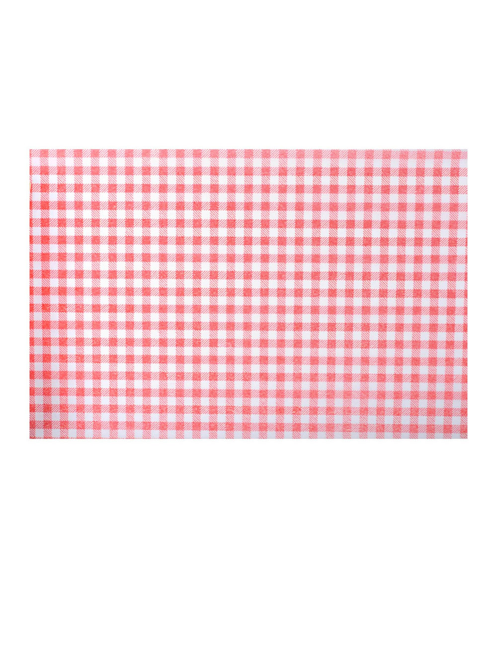 Camino de mesa vichy retro para decoración de fiesta rojo y blanco