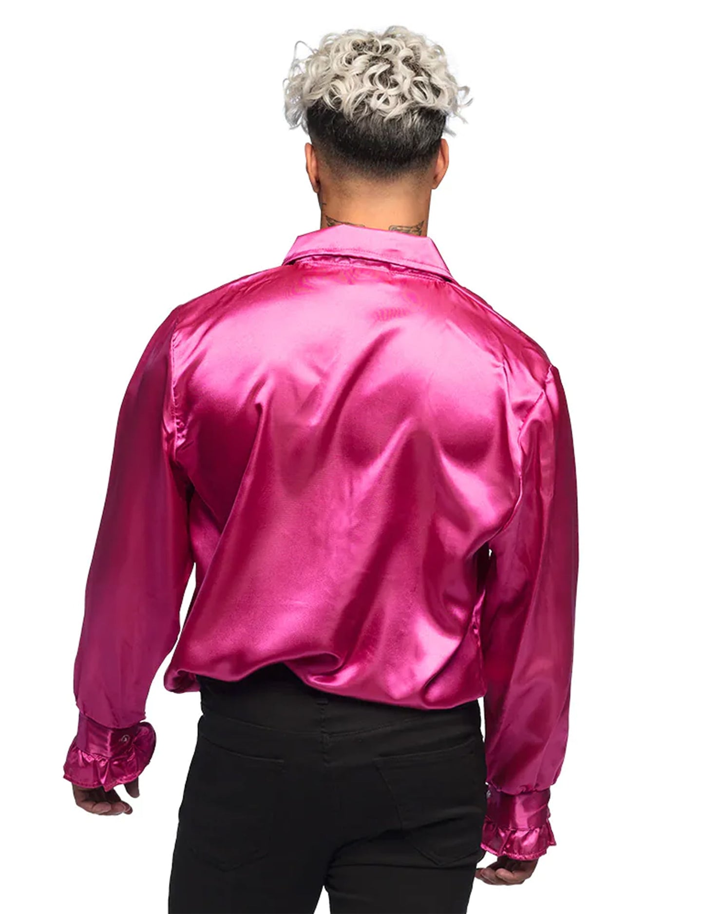 Vue de dos de la chemise disco pour homme