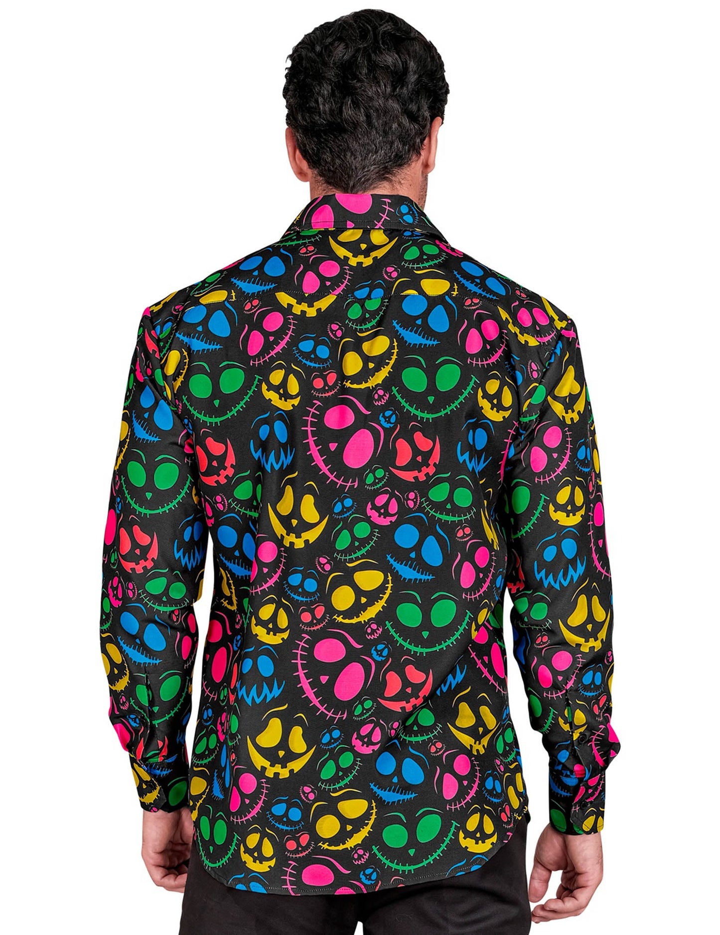 Camisa fantasma fluorescente para hombre