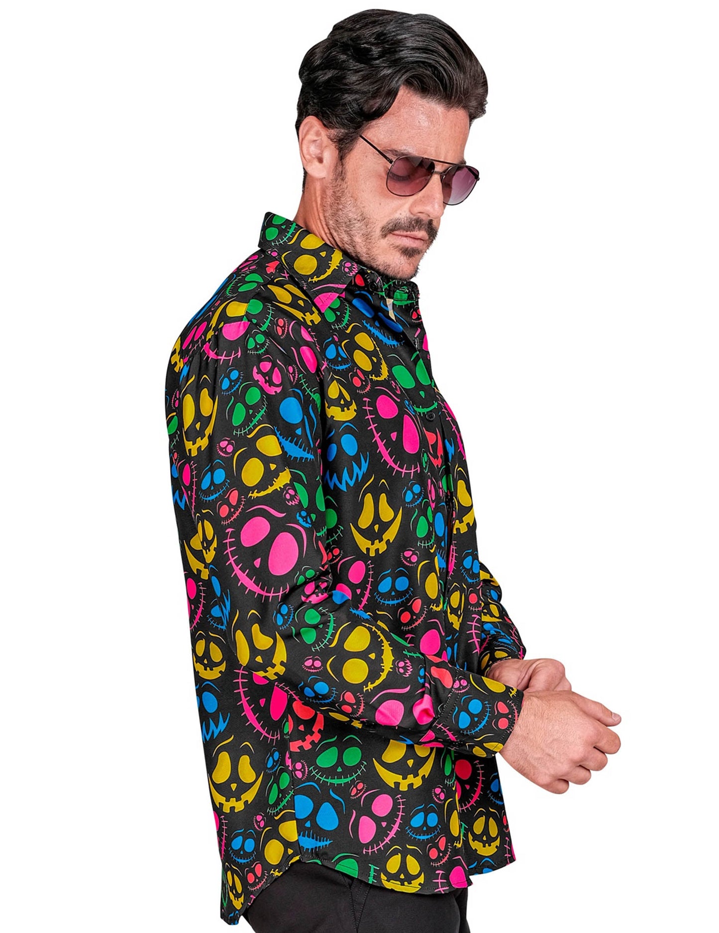 Camisa fantasma fluorescente para hombre