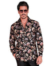 Camisa de calavera para hombre