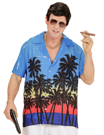 Mise en situation de la chemise touriste hawaïen adulte