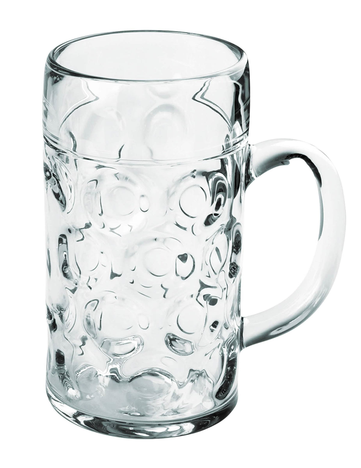 Jarra de cerveza de plástico transparente 1 L