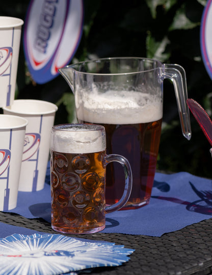 Jarra de cerveza transparente 1 L