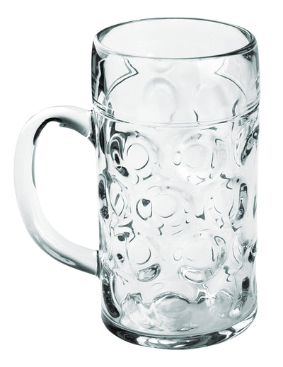 Chope à bière plastique transparente 50 cl