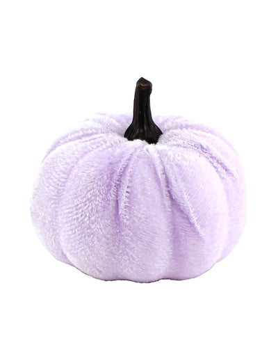 Calabaza efecto terciopelo lila 7 cm
