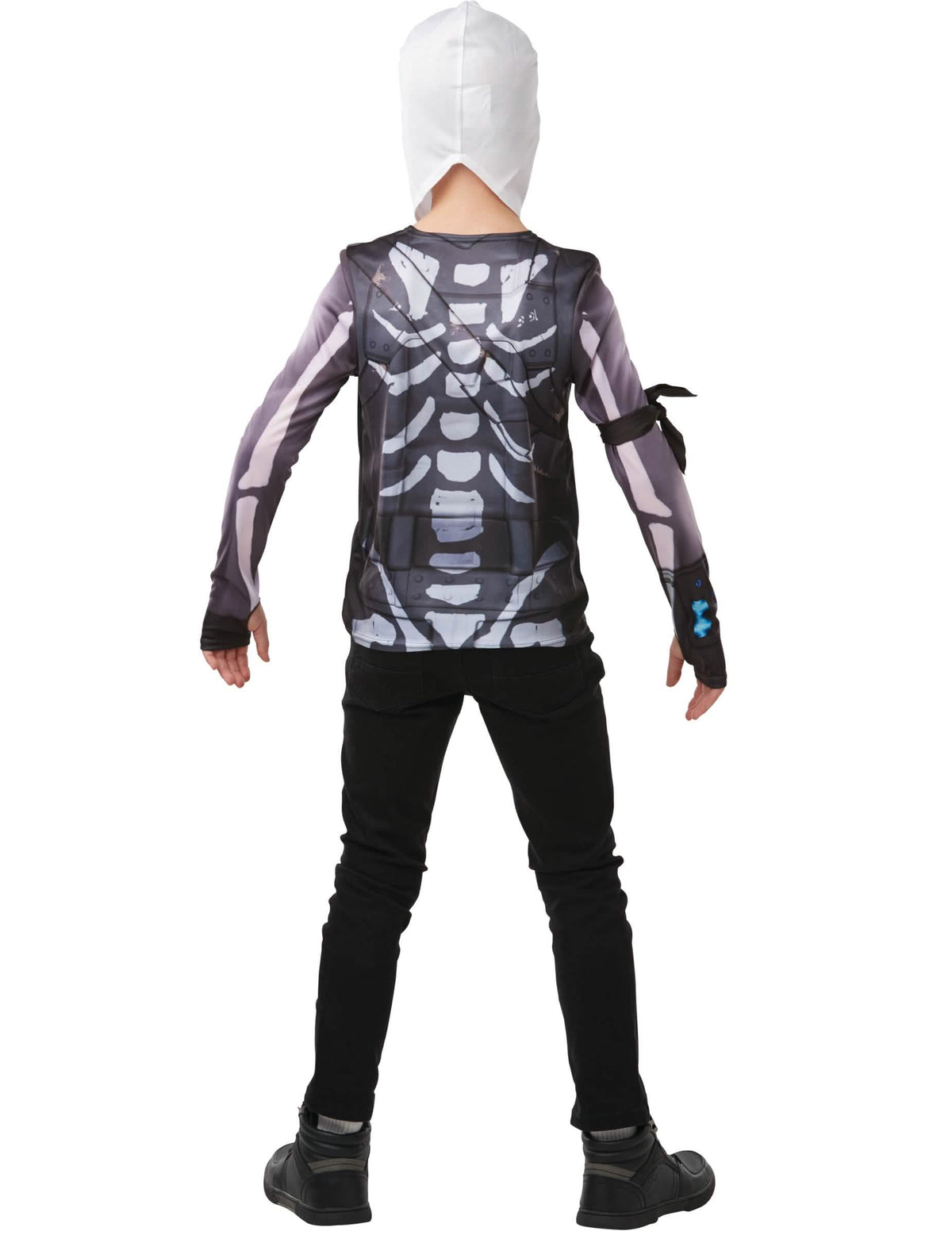 Vista trasera del estuche de disfraz Skull Trooper Fortnite