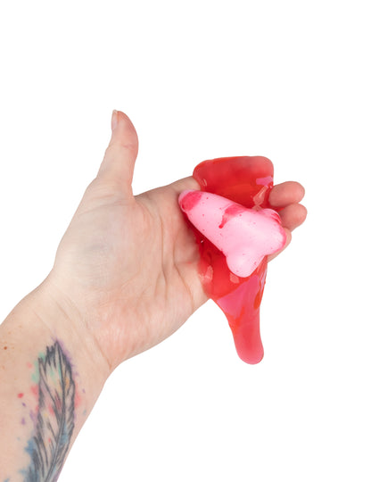 Set de slime partes del cuerpo Scrunchems