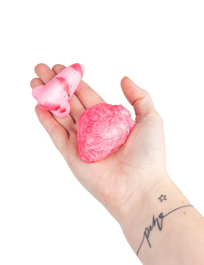 Set de slime partes del cuerpo Scrunchems