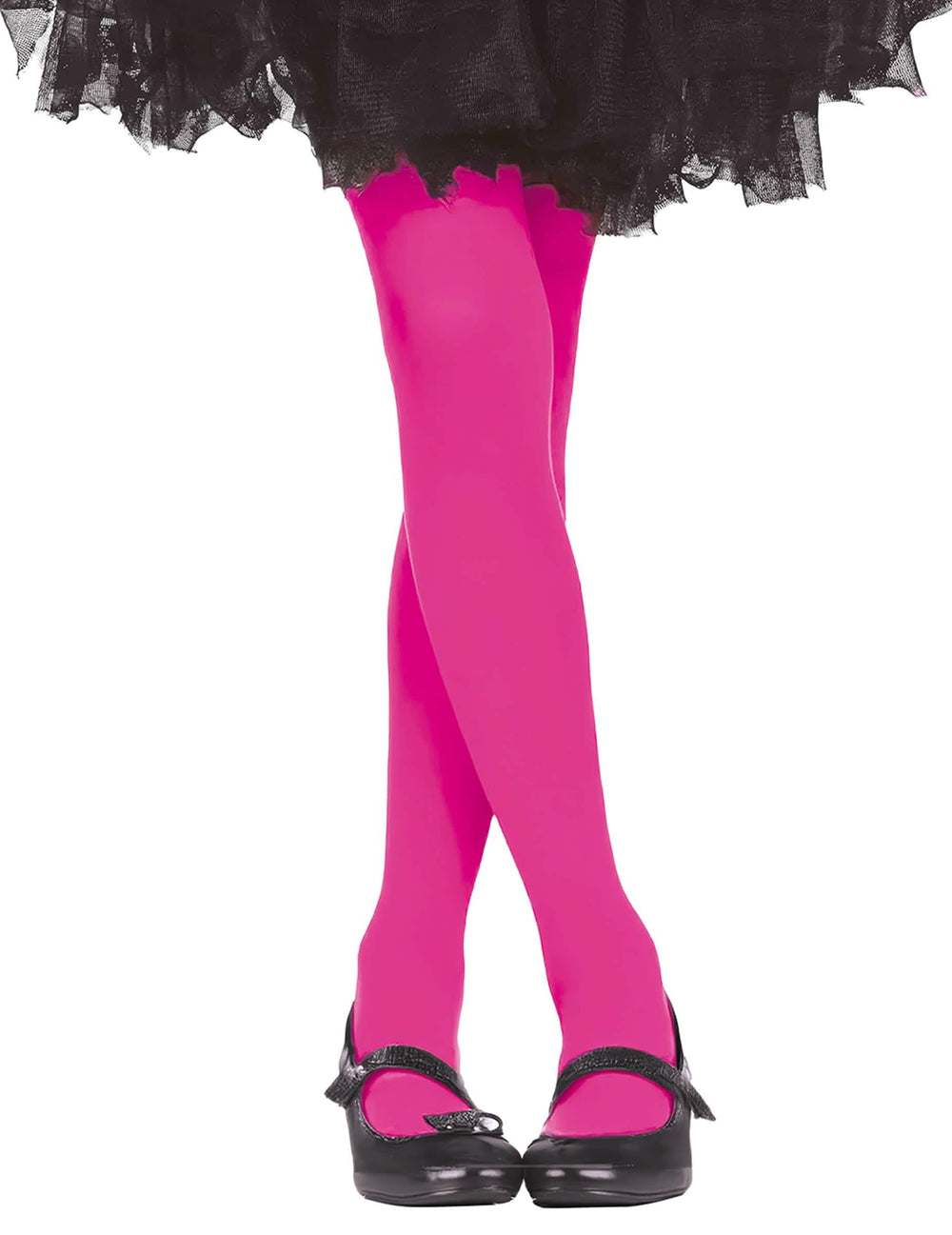 Medias opacas para niña fucsia