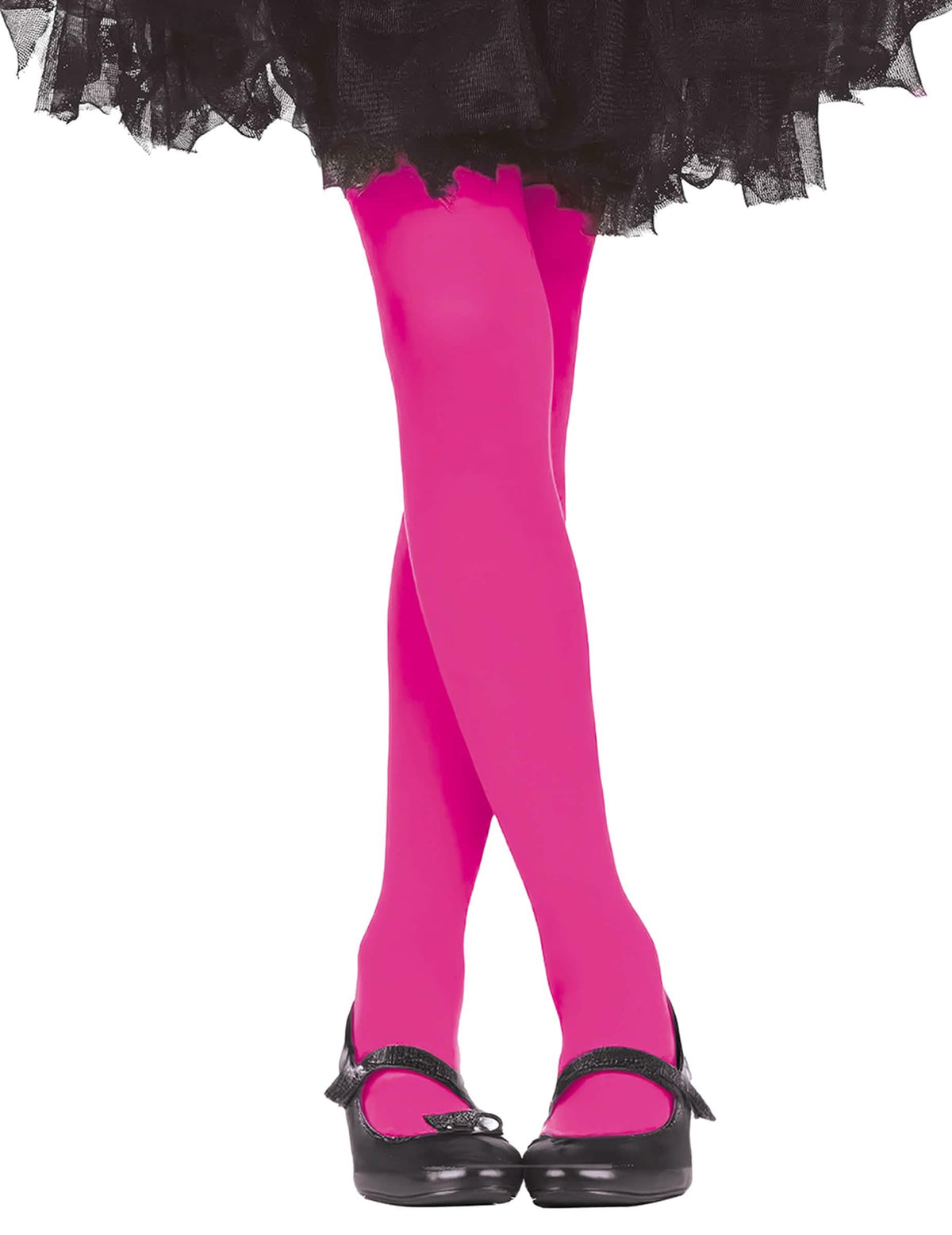 Medias opacas para niña fucsia