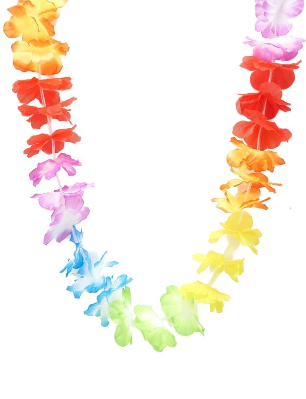 Collar hawaiano de bienvenida
