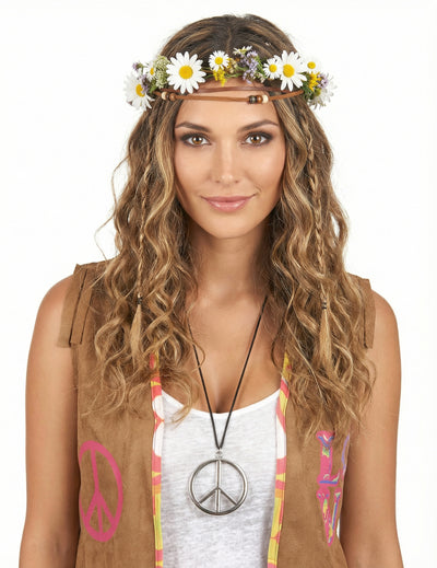 Collar hippie metal adulto