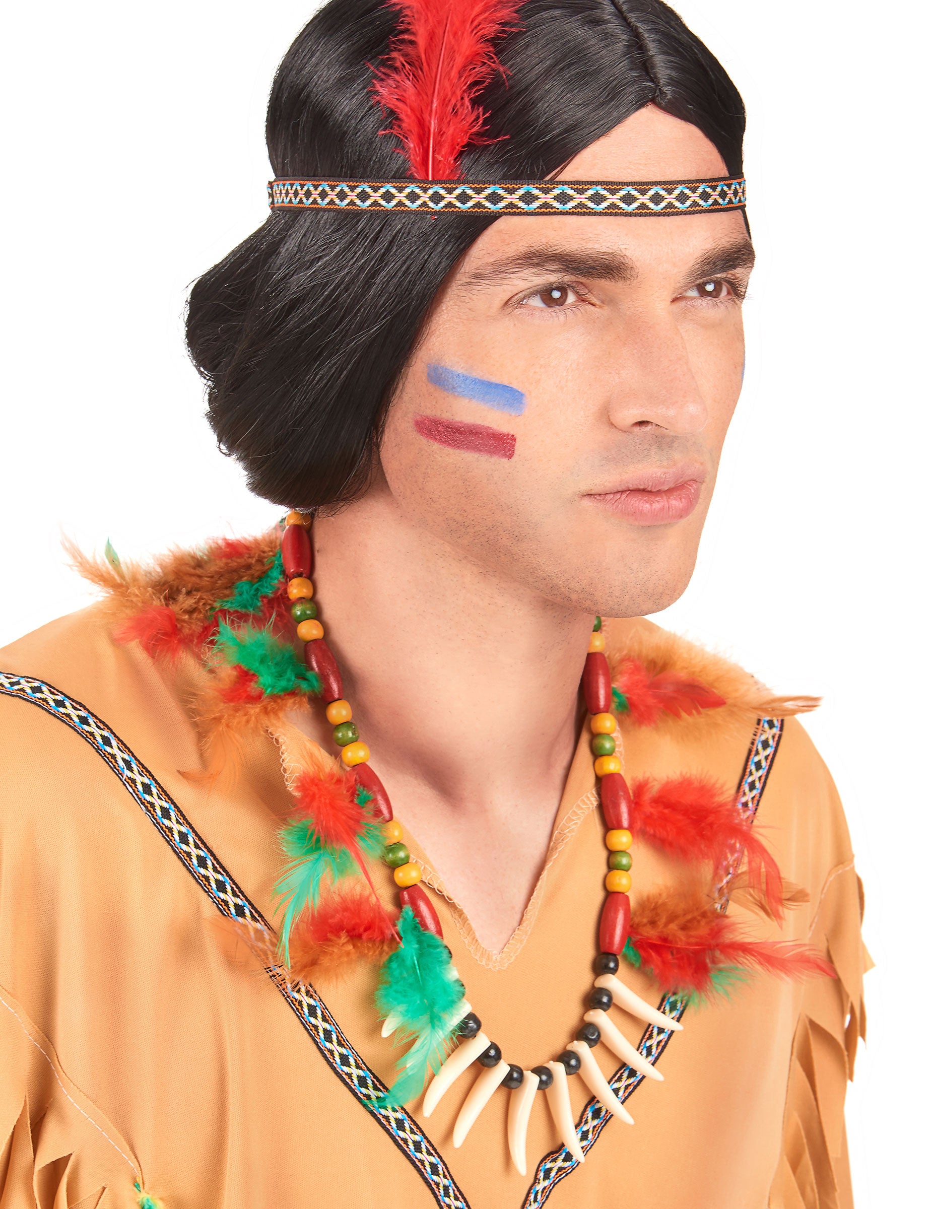 collar moda hombres plumas indio diseño - Mexico collar moda hombres plumas indio diseño - Mexico