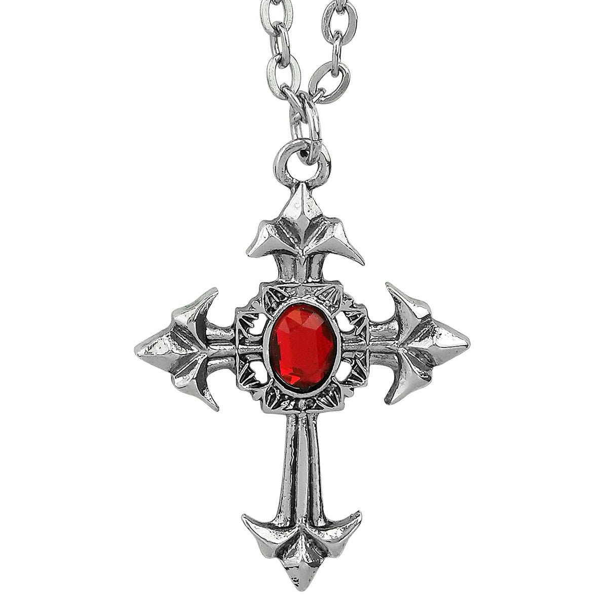 Collar vampiro cruz gótica adulto Halloween