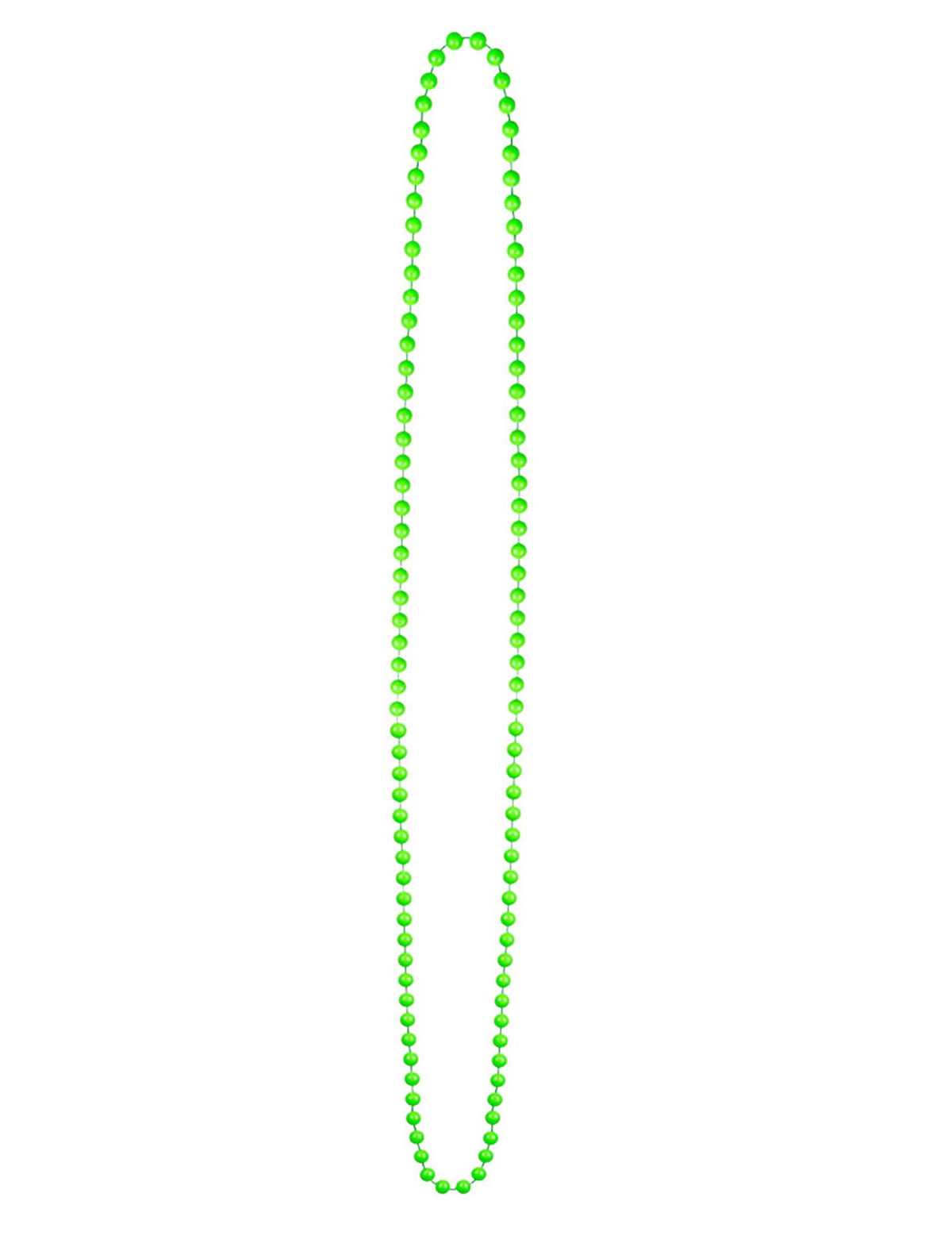 Collar de perlas fluorescentes
