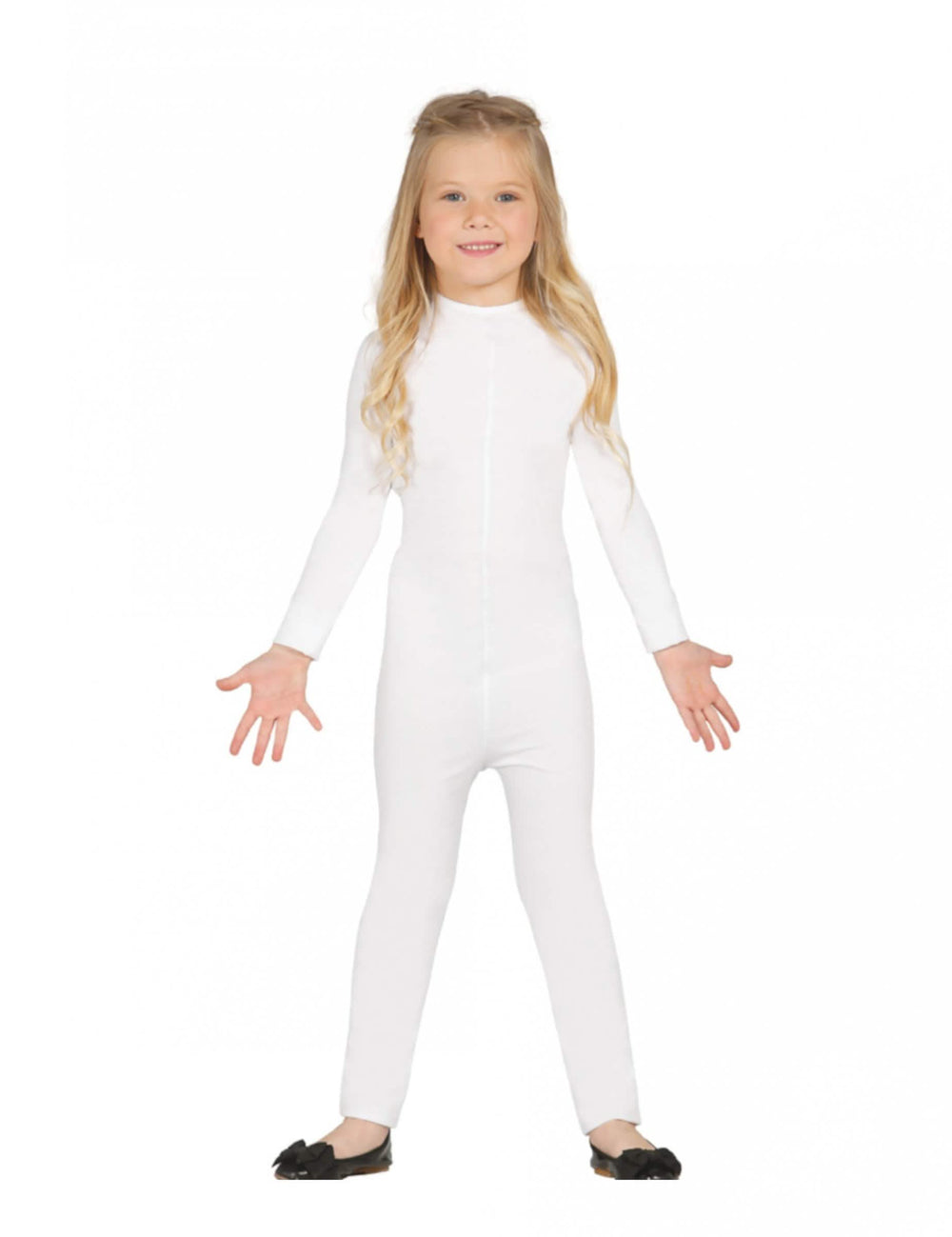 Mono justaucorps para niño blanco