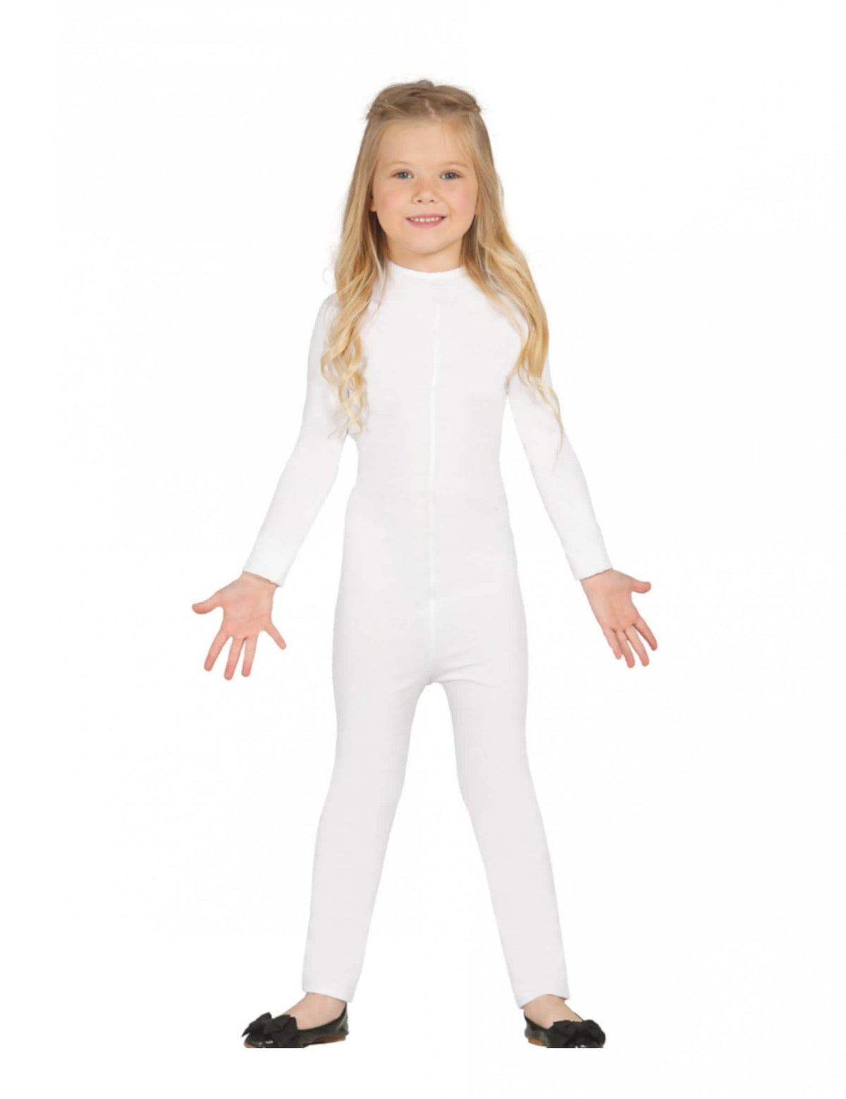 Mono justaucorps para niño blanco