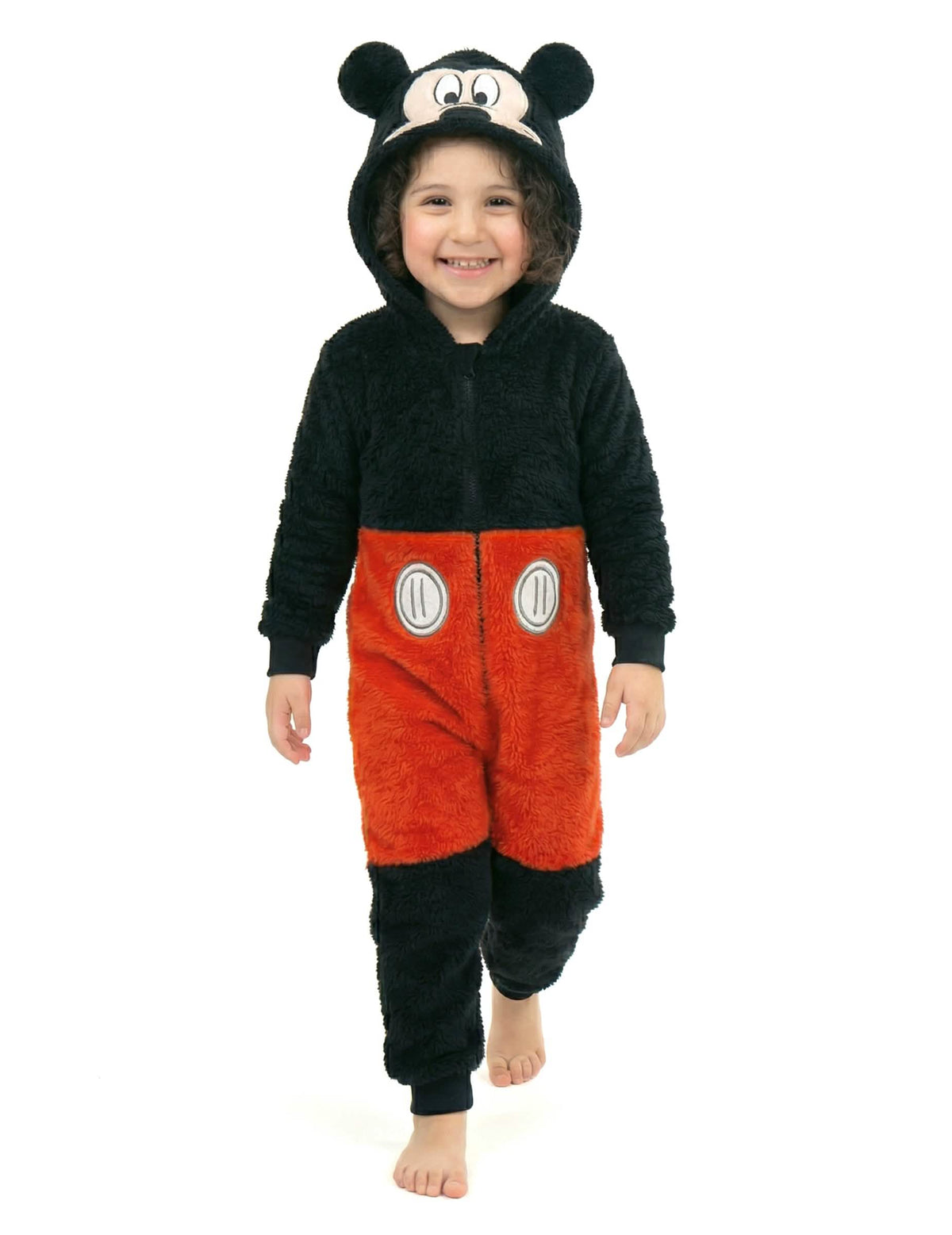 Vista frontal del mono Mickey para niño
