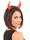 Cuernos rojos adulto Halloween