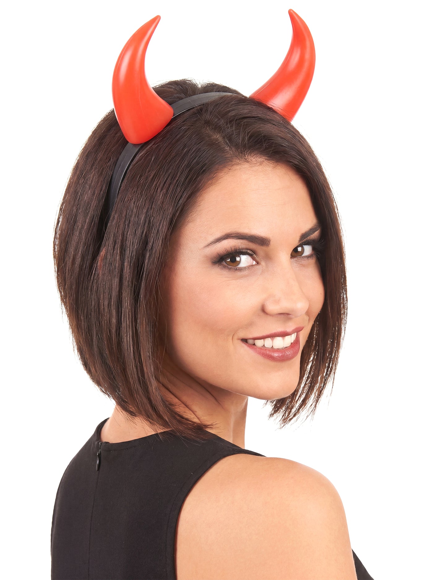 Cuernos rojos adulto Halloween