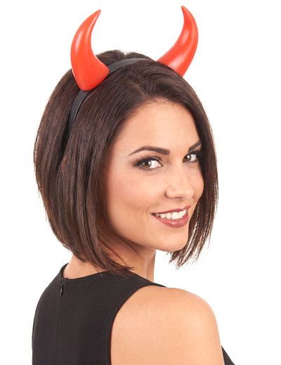 Cuernos rojos adulto Halloween