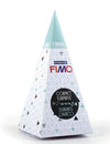 Détail du contenu du kit de modelage cornet surprise Fimo cactus bleu