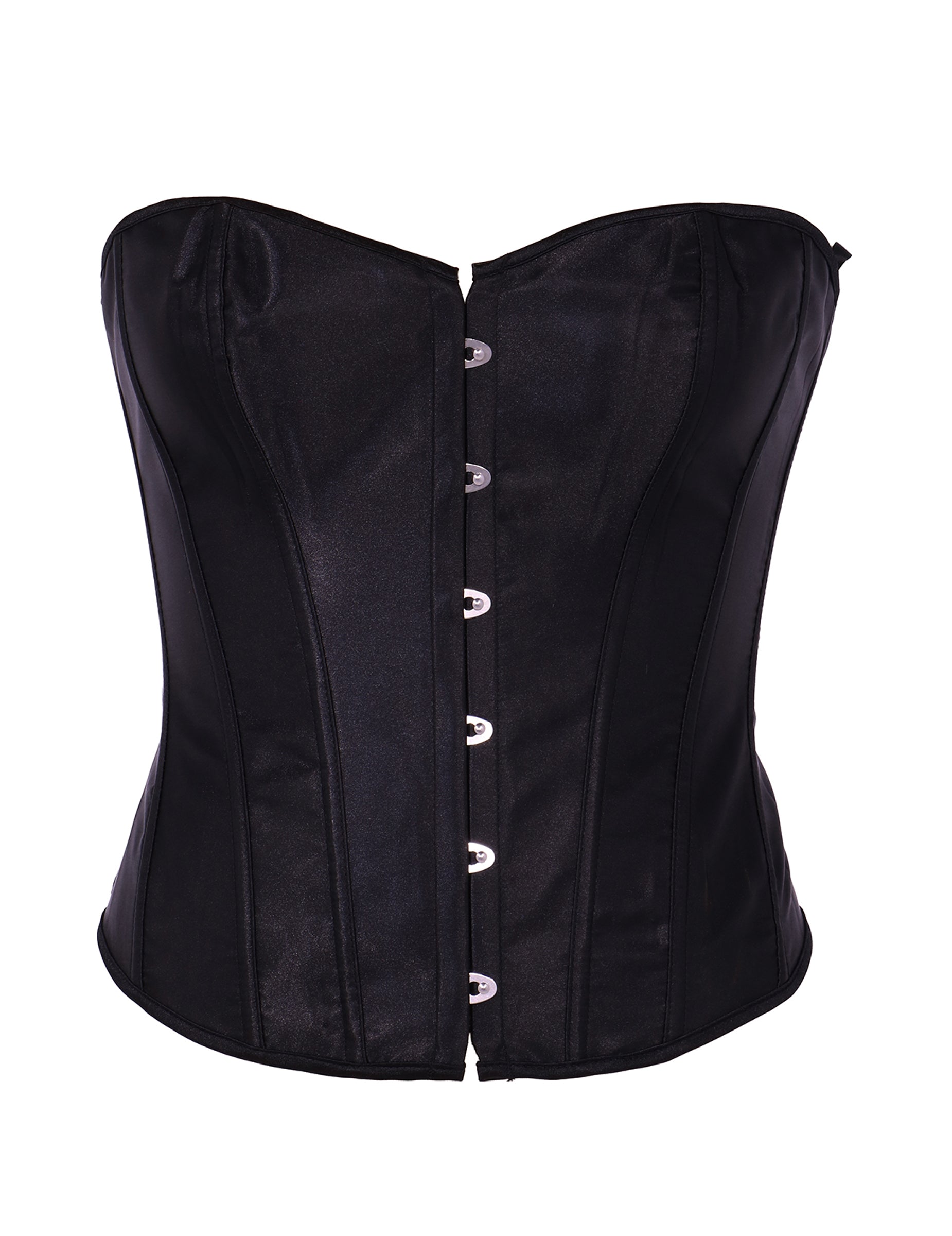Vue de face du corset à laçage pour femme