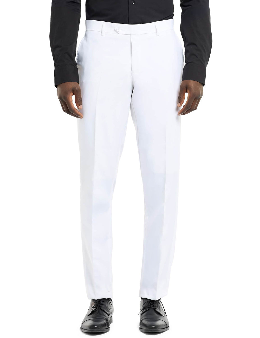 Detalle del pantalón del disfraz Mr. blanco Opposuits