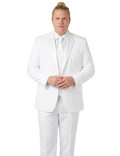 Traje Mr. Solid blanco Suitmeister™ para hombre