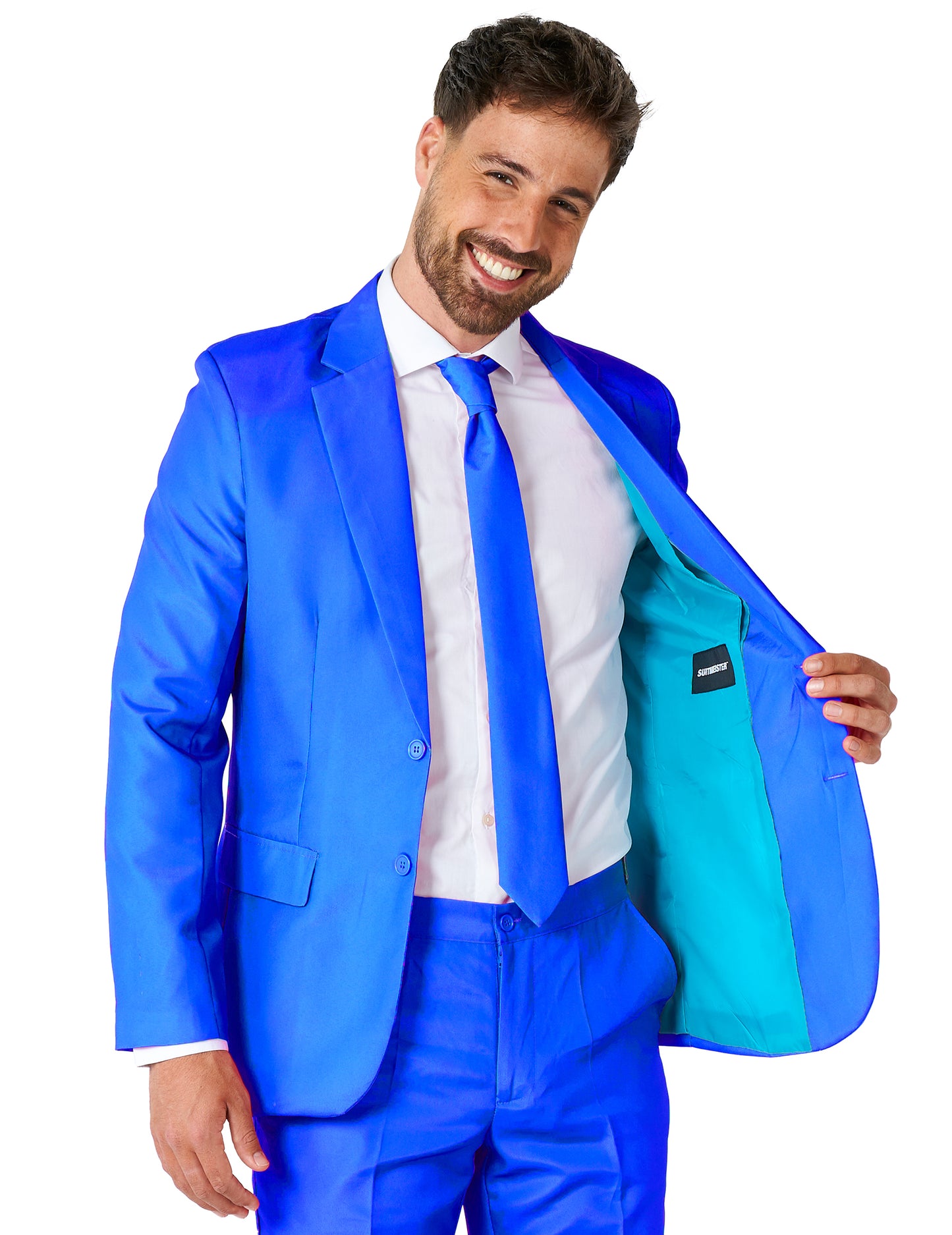 Traje Mr Solid Azul Hombre Suitmeister™