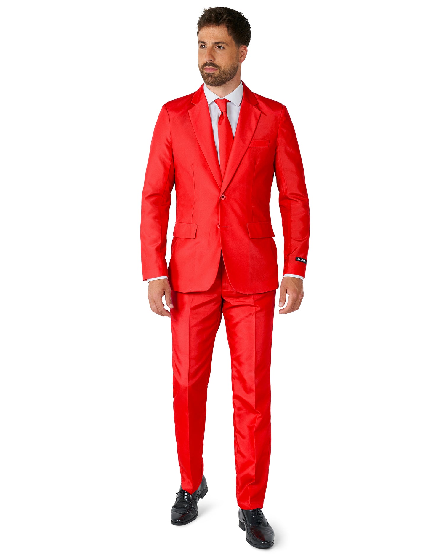 Traje Mr Solid Rojo Hombre Suitmeister™