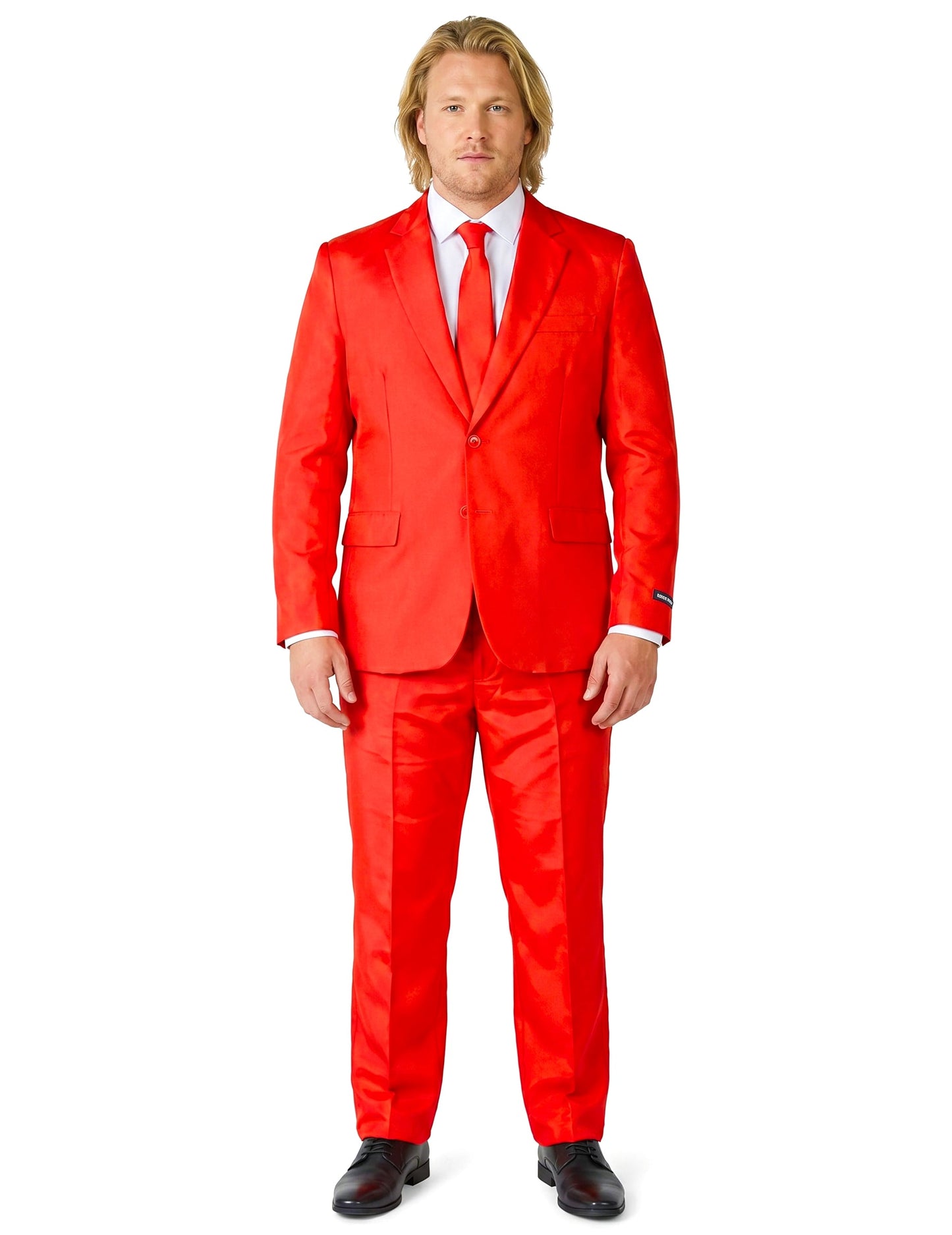 Traje Mr Solid Rojo Hombre Suitmeister™