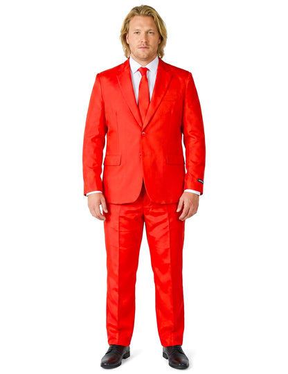 Traje Mr Solid Rojo Hombre Suitmeister™